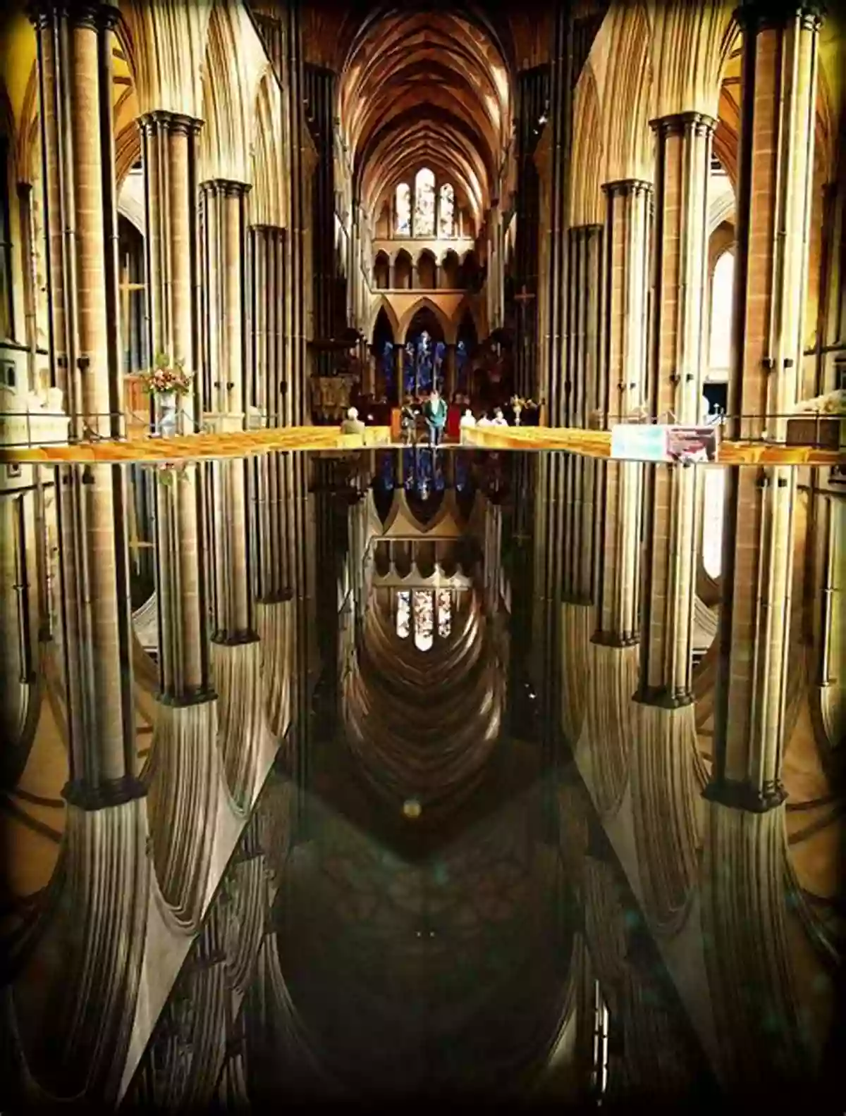 The Majestic Se Cathedral Reflecting In The Water Old Goa And Beyond: Tracing The Course Of A Colonial Enterprise