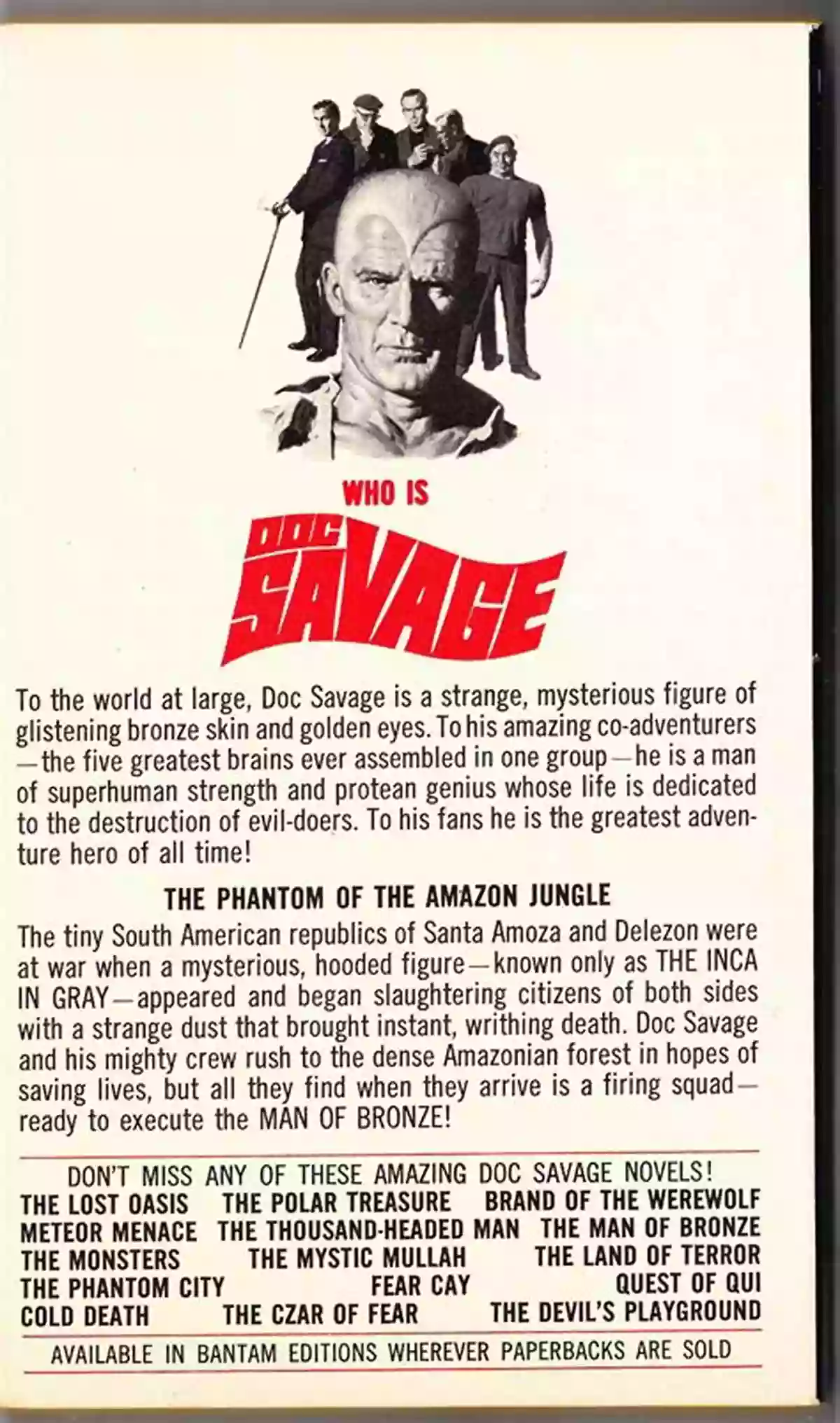 The Thrilling Cover Of Dust Of Death Doc Savage Adventure Dust Of Death: A Doc Savage Adventure