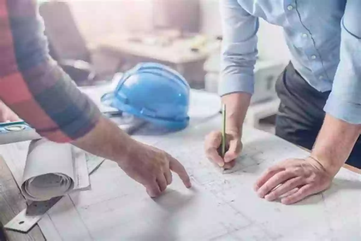 Three Engineers Discussing A Bridge Design Visualization Of Fields And Applications In Engineering