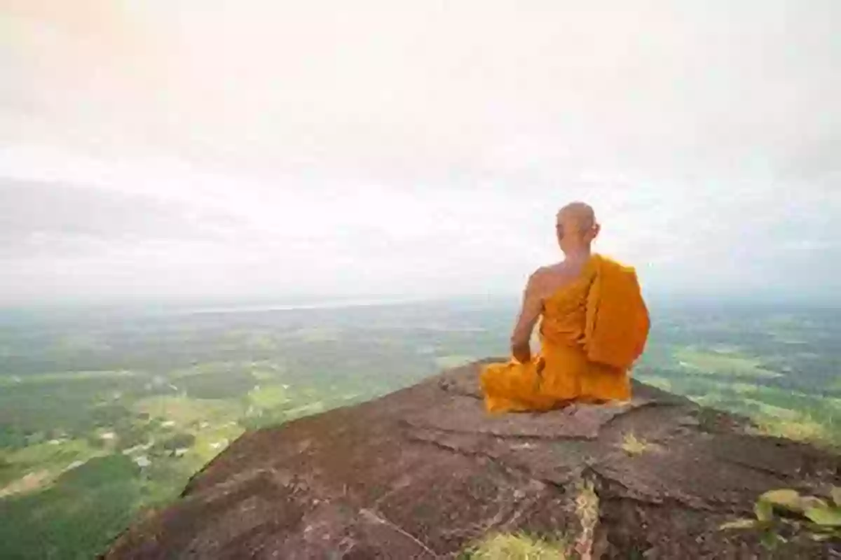 Tibetan Monks Meditating In Front Of A Breathtaking Mountain Landscape Tibet And The Tibetans Liane Schneider