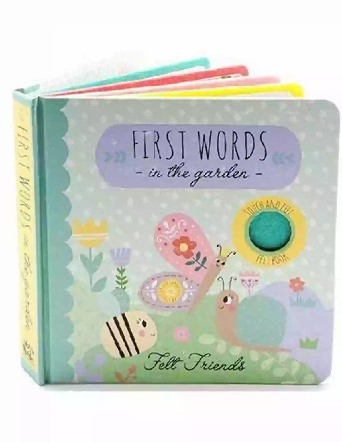 Title Page Of My First Words In The Garden With Colorful Illustrations My First Words In The Garden: A Fun Learning Activity Game For Kids 1 3 Year Old S