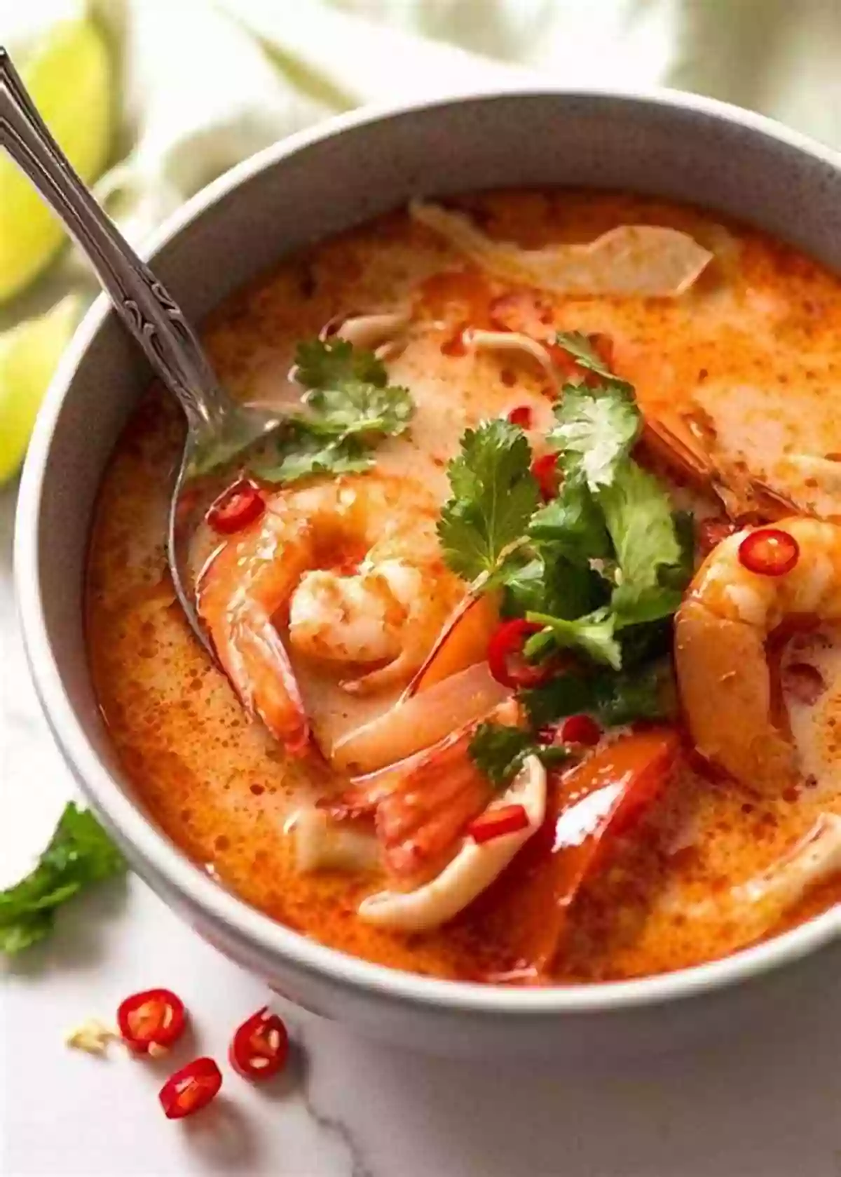 Tom Yum Goong Thai Hot And Sour Soup With Lemongrass, Galangal, Kaffir Lime Leaves, Mushrooms, And Prawns Thai And Greek Cookbook: 2 In 1: 140 Recipes For Traditional Dishes From Greece And Thailand