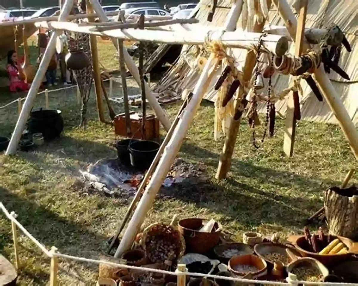 Traditional Native American Cooking Methods On Display In A Serene Outdoor Setting Native American Cooking (Native American Life)