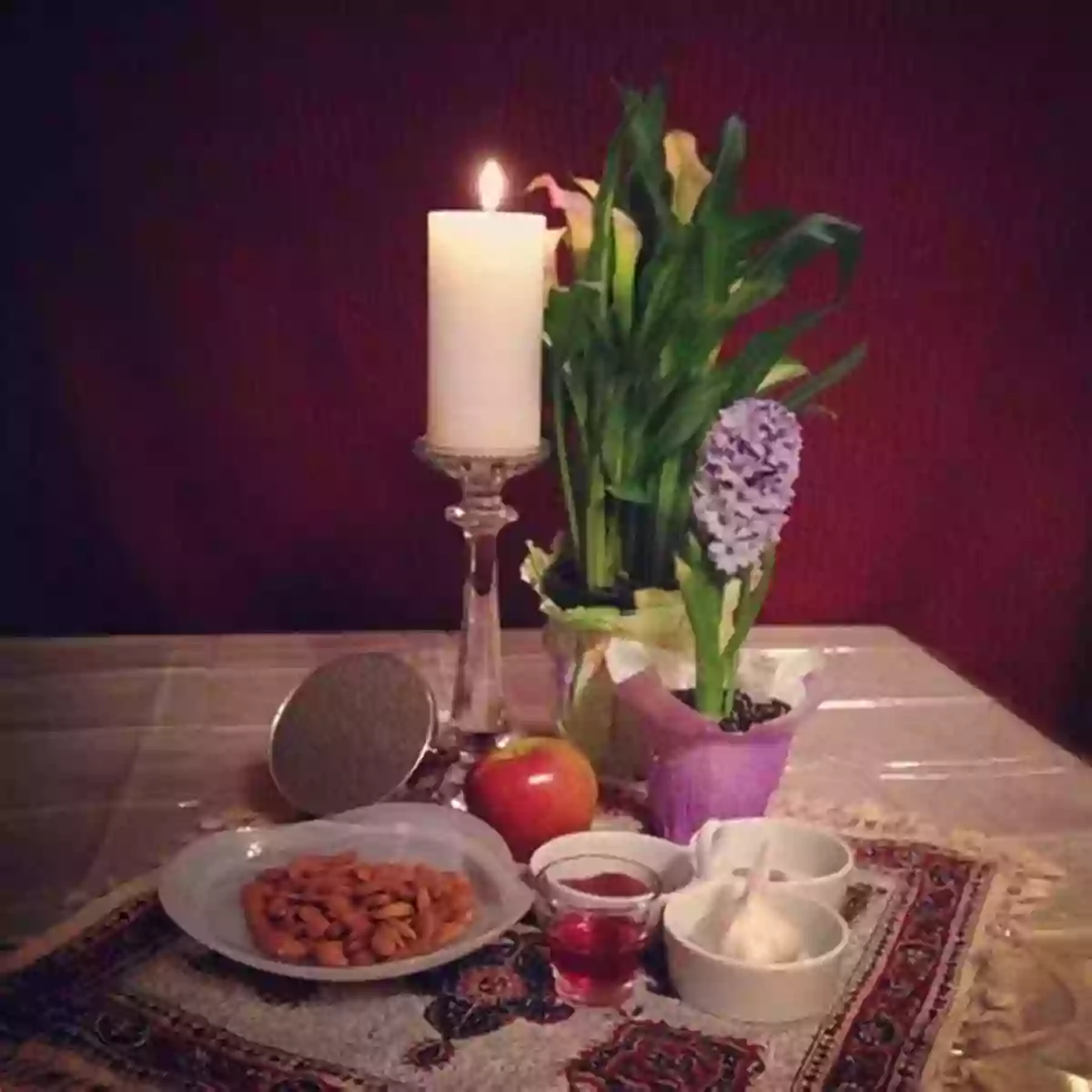 Triti Haftseen Table Arning Celebrating Iranian New Year Triti S Haftseen Table L E Arning