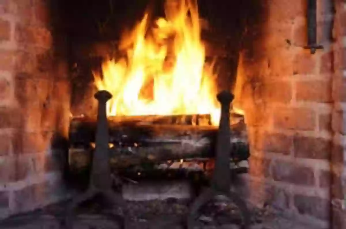 Image Of A Yule Log Burning Everyday Wicca: Magickal Spells Throughout The Year