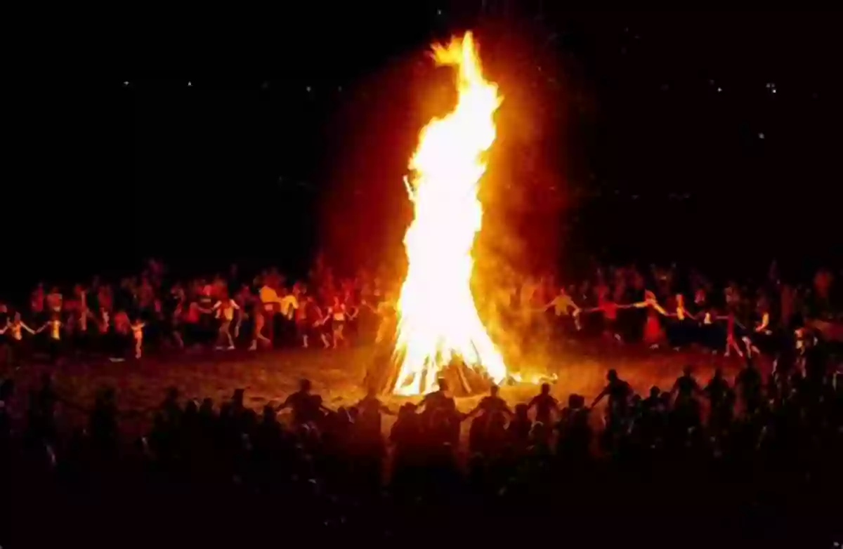 Image Of A Bonfire During Midsummer Celebration Everyday Wicca: Magickal Spells Throughout The Year