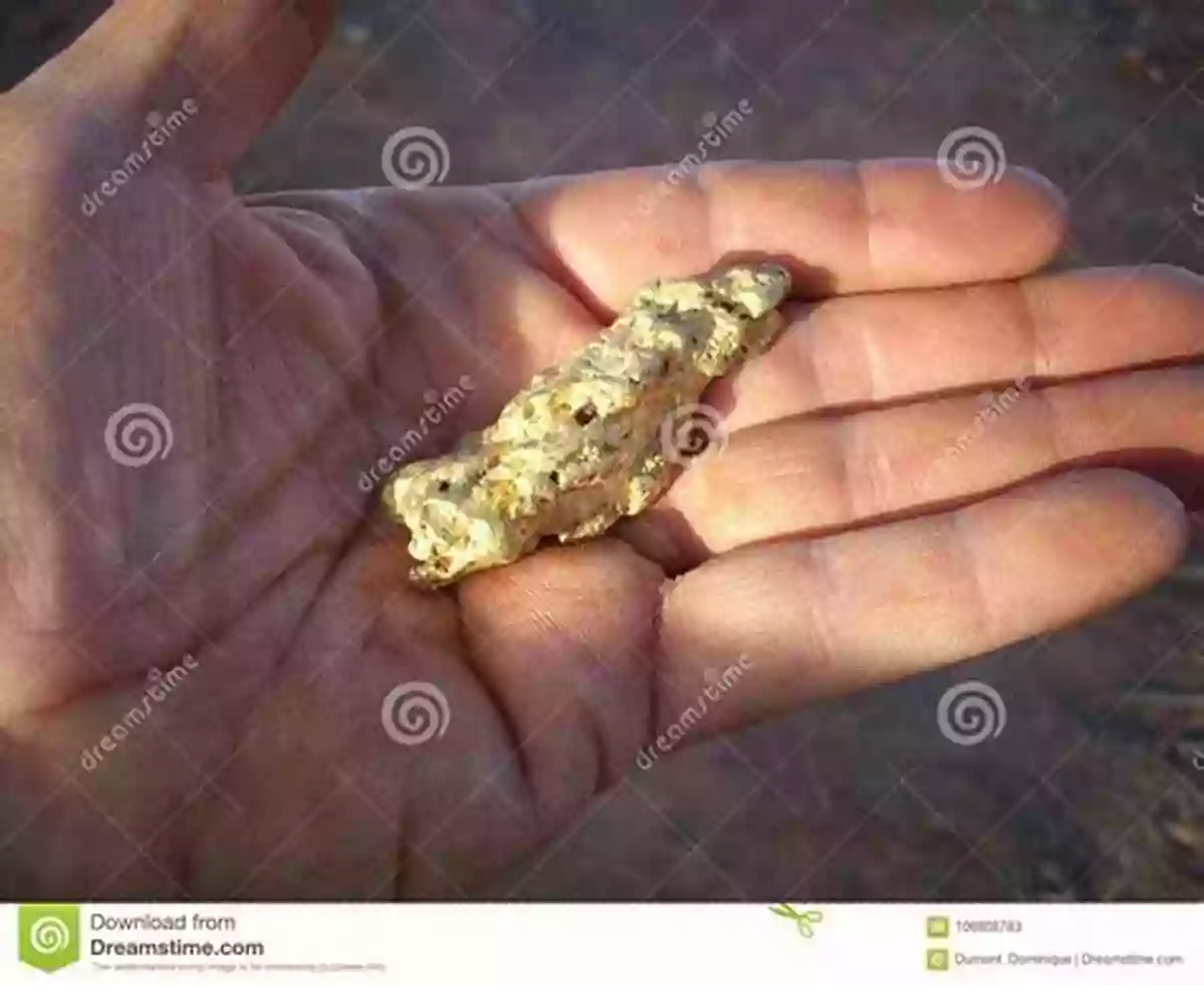 Majestic Gold Nugget Resting On A Prospector's Hand Gold Mining In The 21st Century