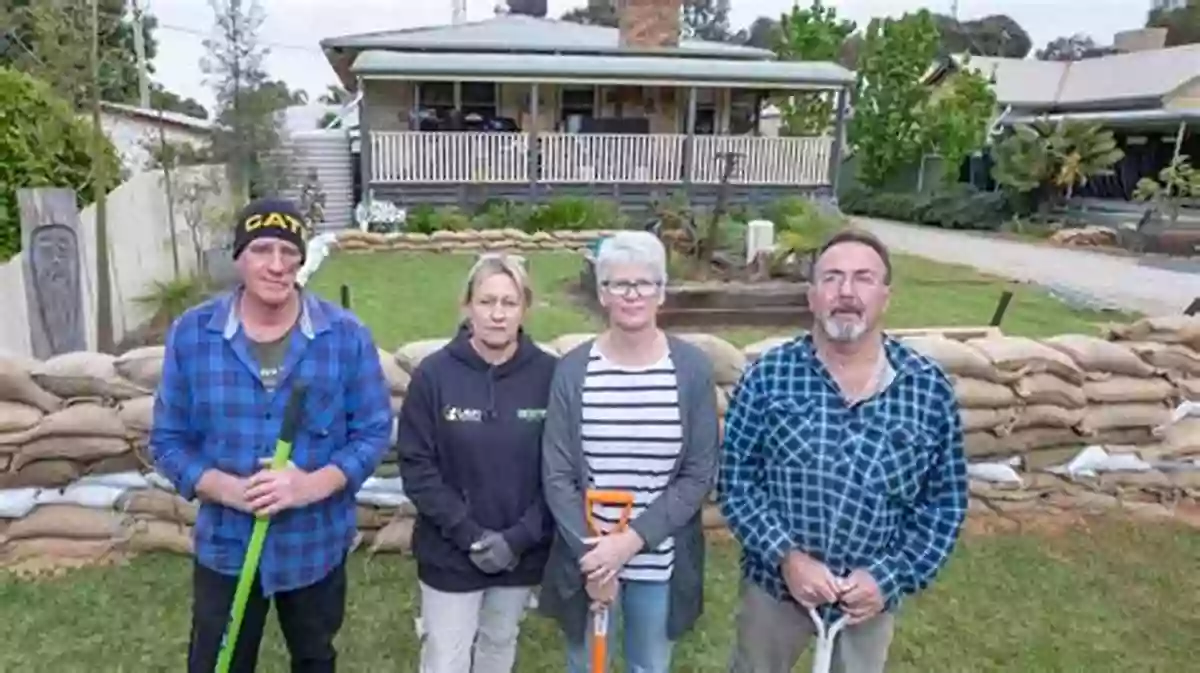 Man And His Family Preparing Their Home For An Impending Natural Disaster Hail Of Fire: A Man And His Family Face Natural Disaster