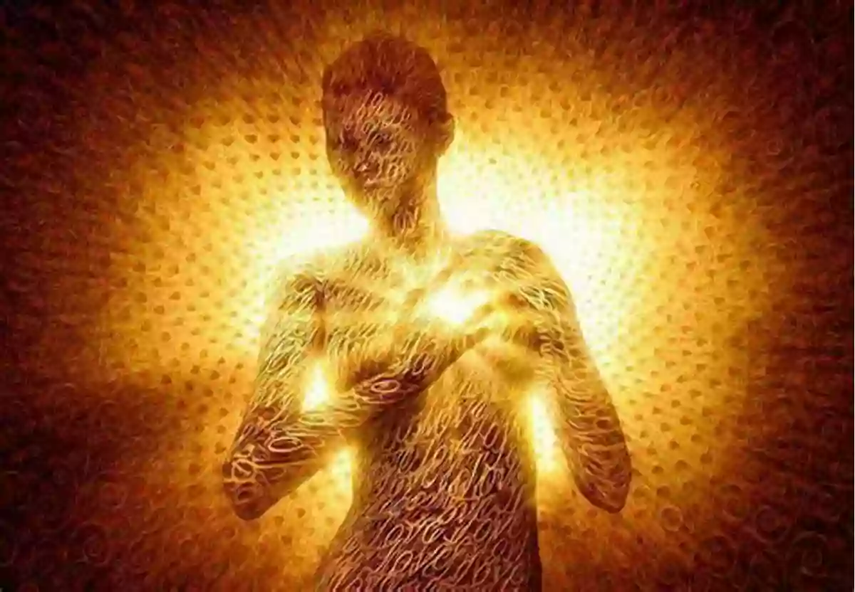 Meditating Person Surrounded By Divine Light Being At One With The Divine: Self Healing With Divine Love